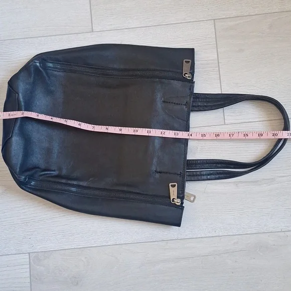 ✨Celine Gusset Cabas Tote Black Leather - Picture 12 of 13